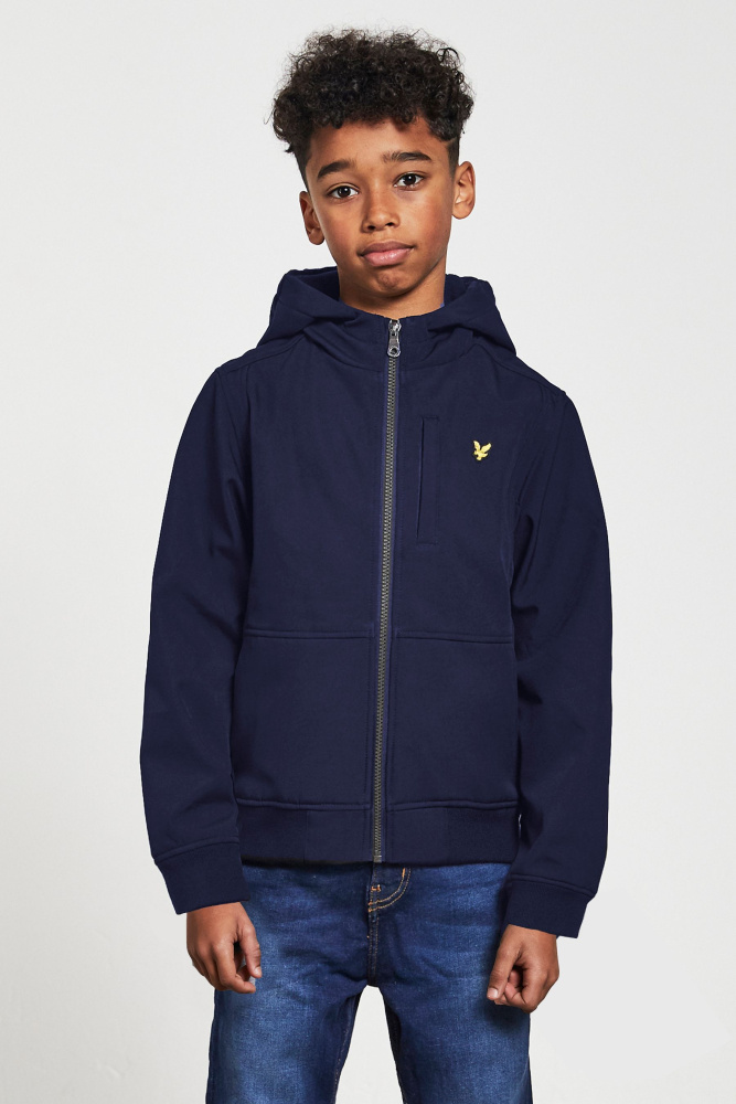 Lyle and scott soft shell jacket navy on sale